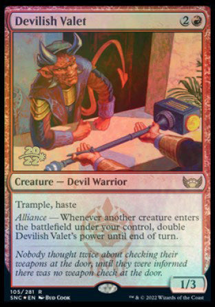 Devilish Valet [Streets of New Capenna Prerelease Promos] | Empire Gaming NC