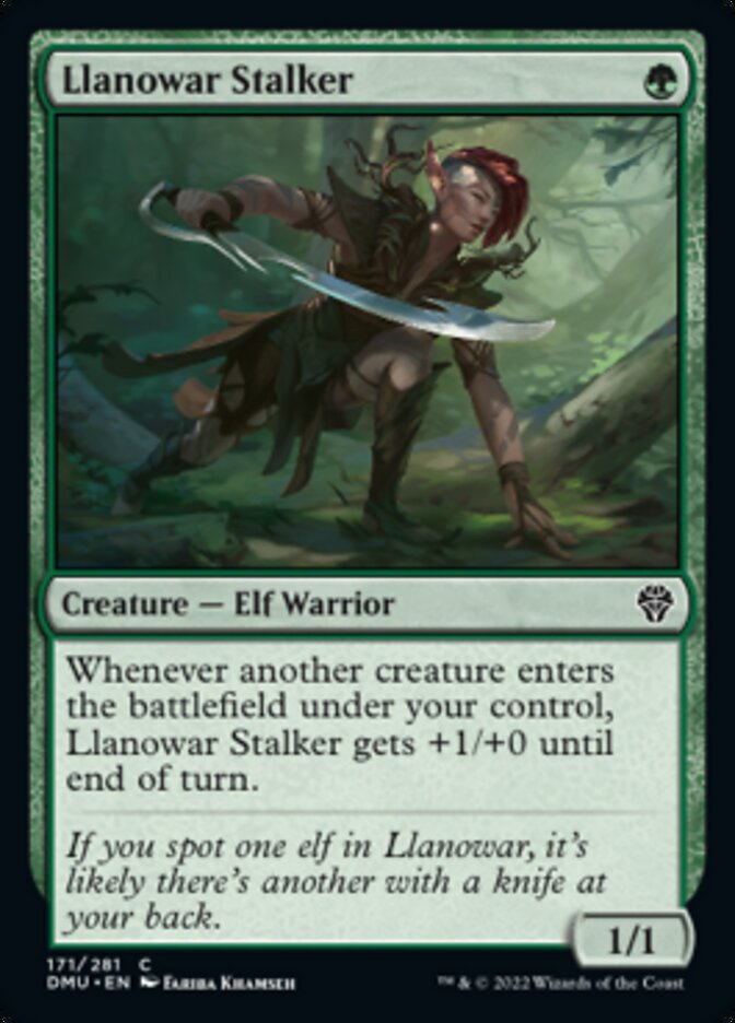 Llanowar Stalker [Dominaria United] | Empire Gaming NC