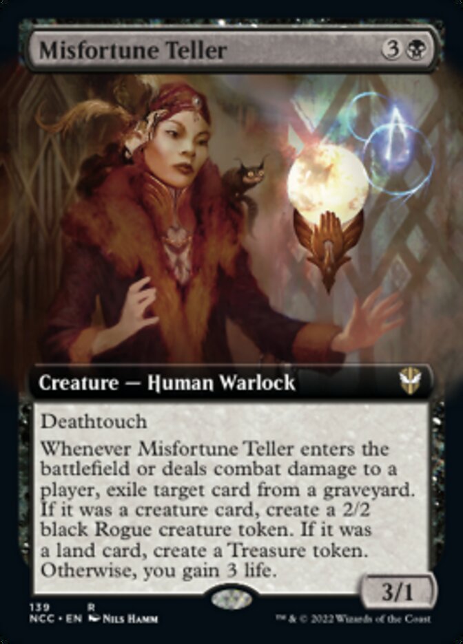 Misfortune Teller (Extended Art) [Streets of New Capenna Commander] | Empire Gaming NC