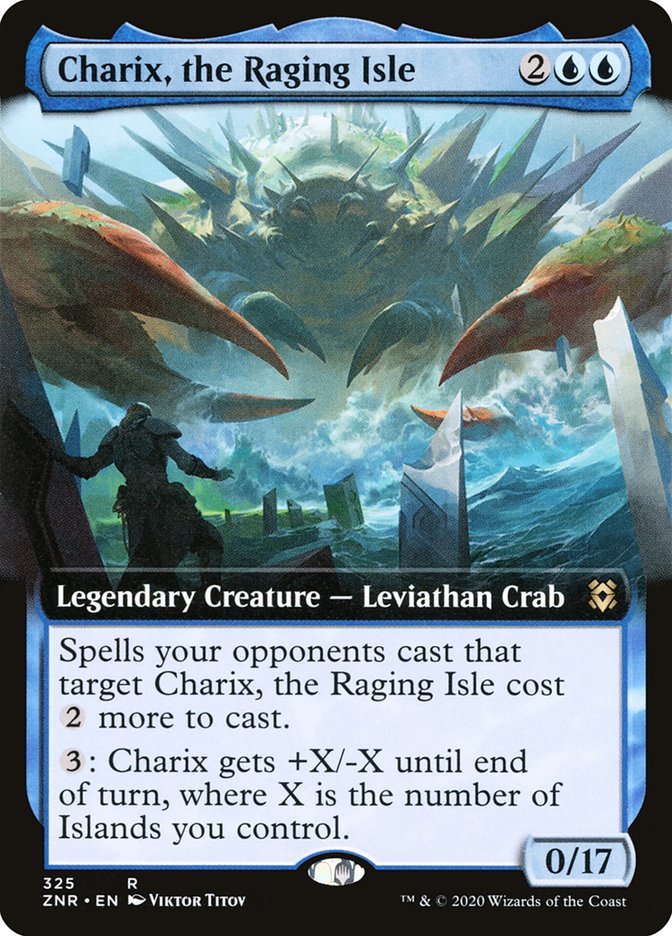 Charix, the Raging Isle (Extended Art) [Zendikar Rising] | Empire Gaming NC