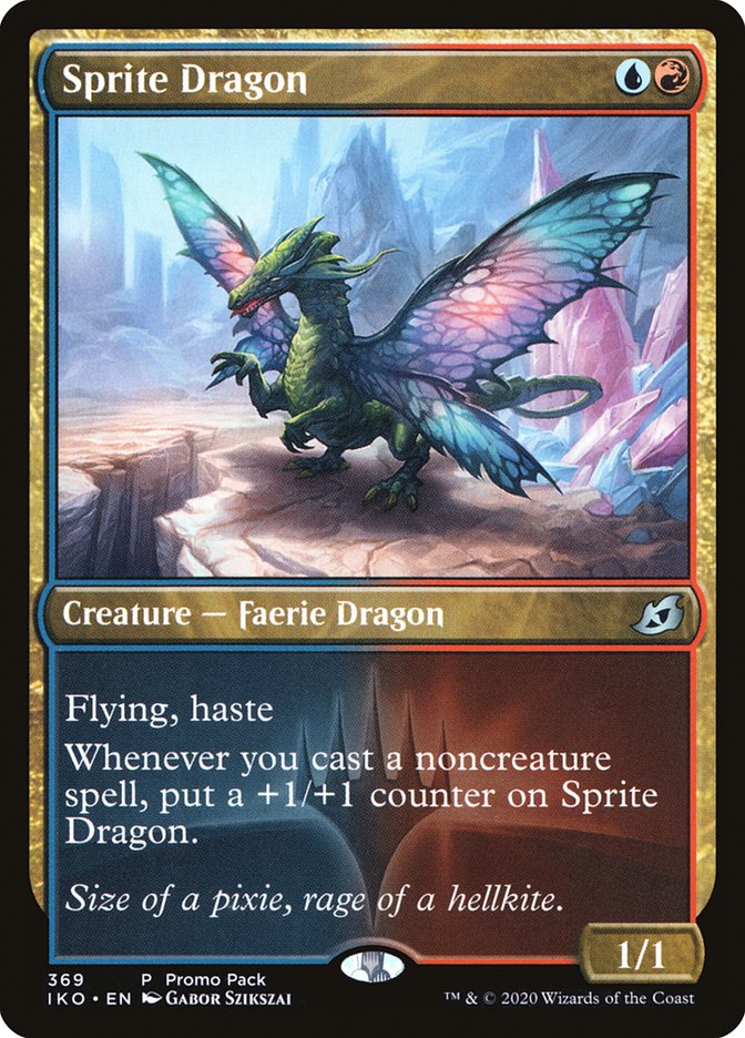 Sprite Dragon (Promo Pack) [Ikoria: Lair of Behemoths Promos] | Empire Gaming NC