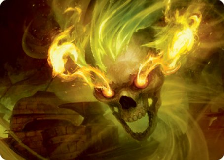 Flameskull Art Card [Dungeons & Dragons: Adventures in the Forgotten Realms Art Series] | Empire Gaming NC