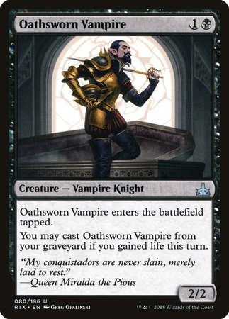 Oathsworn Vampire [Rivals of Ixalan] | Empire Gaming NC