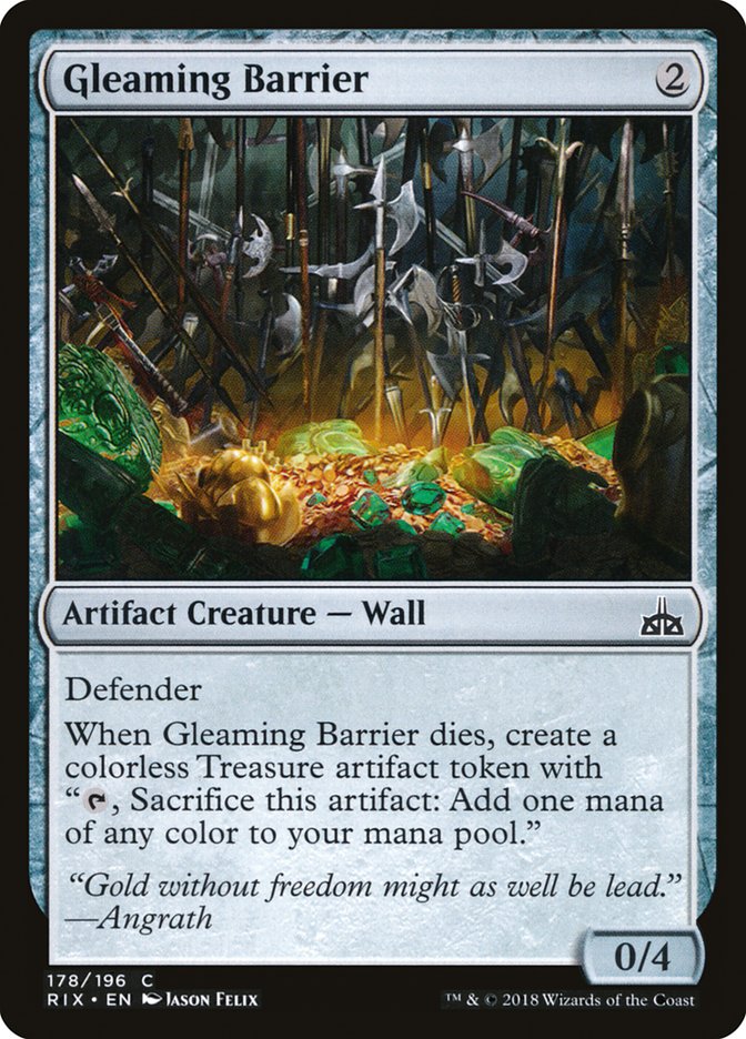 Gleaming Barrier [Rivals of Ixalan] | Empire Gaming NC