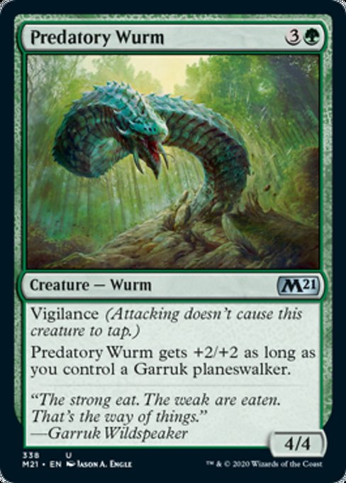 Predatory Wurm [Core Set 2021] | Empire Gaming NC