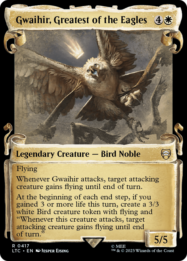 Gwaihir, Greatest of the Eagles [The Lord of the Rings: Tales of Middle-Earth Commander Showcase Scrolls] | Empire Gaming NC