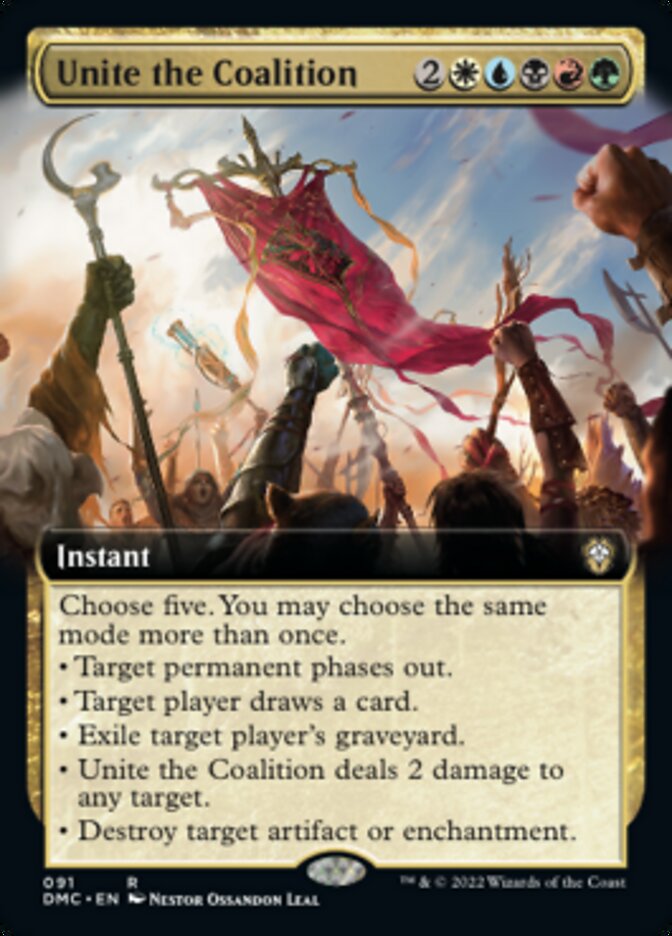Unite the Coalition (Extended Art) [Dominaria United Commander] | Empire Gaming NC
