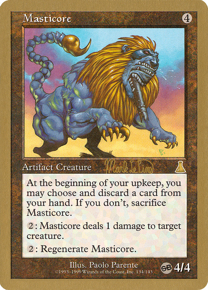 Masticore (Mark Le Pine) (SB) [World Championship Decks 1999] | Empire Gaming NC