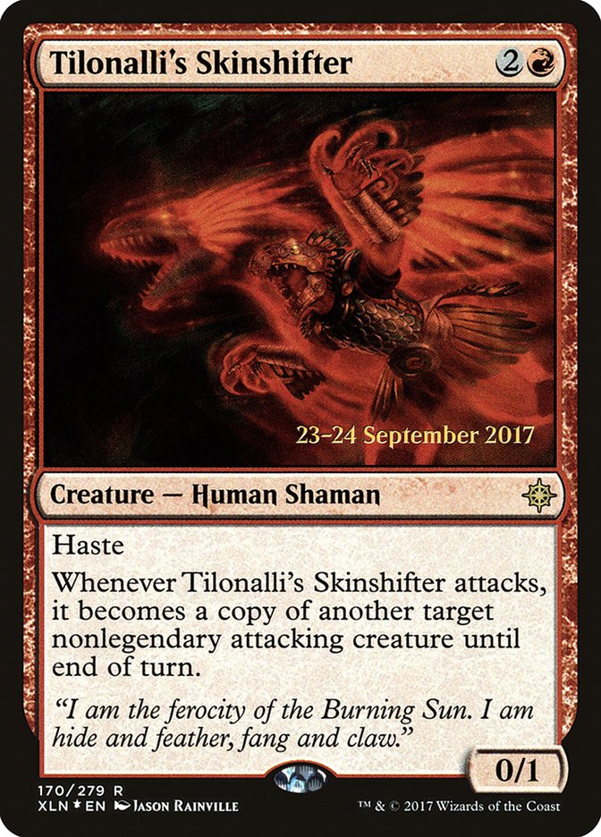 Tilonalli's Skinshifter [Ixalan Promos] | Empire Gaming NC