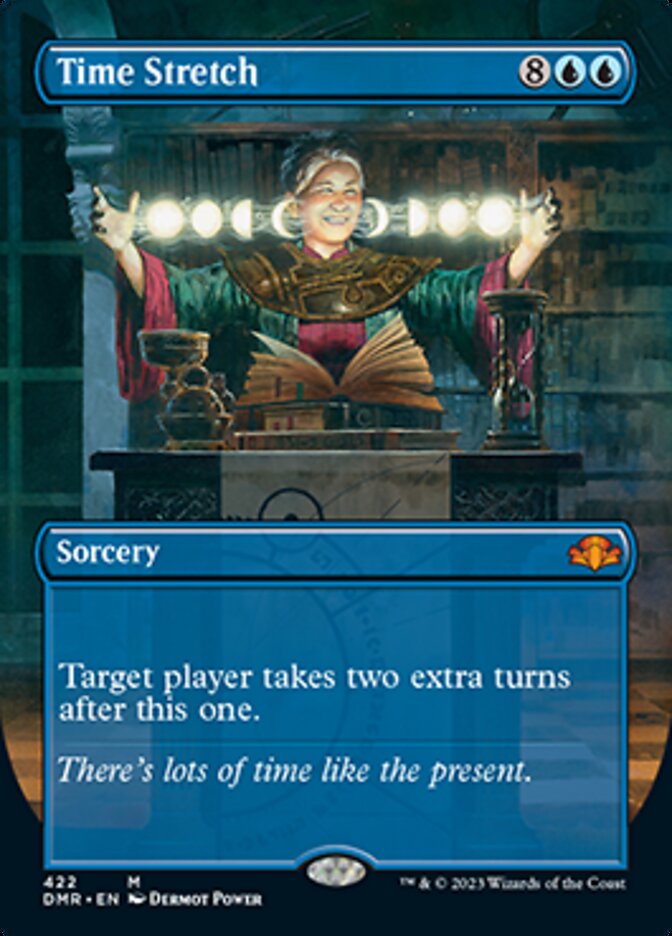 Time Stretch (Borderless Alternate Art) [Dominaria Remastered] | Empire Gaming NC