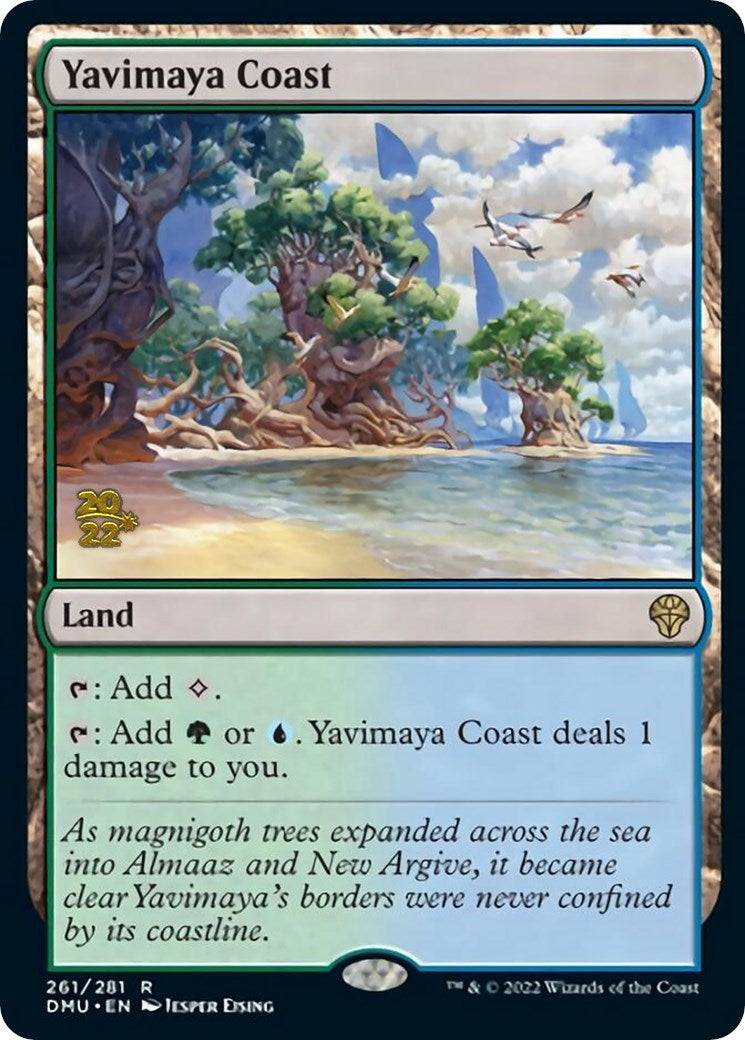 Yavimaya Coast [Dominaria United Prerelease Promos] | Empire Gaming NC