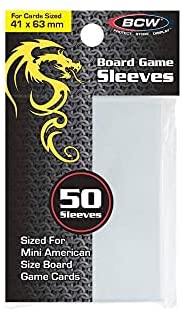 BCW Board Game Sleeves (41x63) | Empire Gaming NC