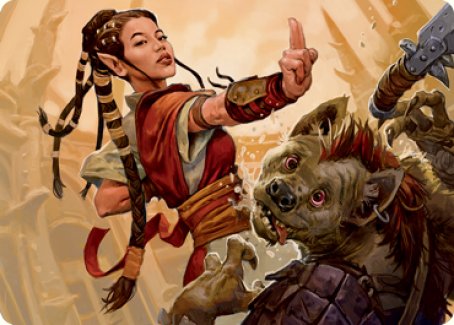 Half-Elf Monk Art Card [Dungeons & Dragons: Adventures in the Forgotten Realms Art Series] | Empire Gaming NC