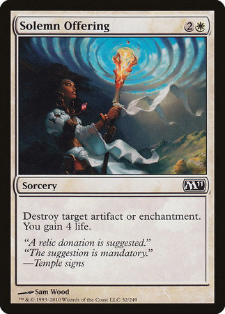 Solemn Offering [Magic 2011] | Empire Gaming NC