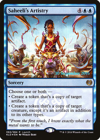 Saheeli's Artistry (Launch) [Kaladesh Promos] | Empire Gaming NC