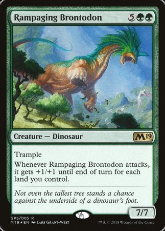 Rampaging Brontodon (2018 Gift Pack) [M19 Gift Pack] | Empire Gaming NC