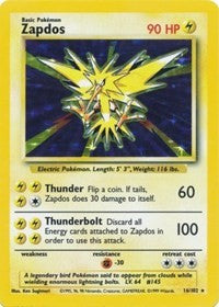 Zapdos (16) [Base Set] | Empire Gaming NC