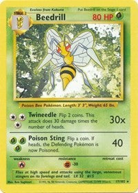 Beedrill (17) [Base Set] | Empire Gaming NC