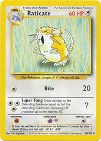 Raticate (40) [Base Set] | Empire Gaming NC