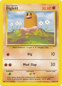 Diglett (47) [Base Set] | Empire Gaming NC