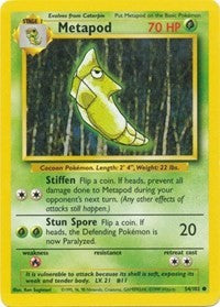 Metapod (54) [Base Set] | Empire Gaming NC