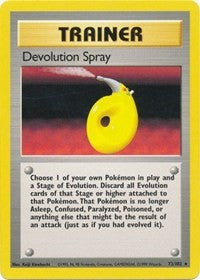 Devolution Spray (72) [Base Set] | Empire Gaming NC