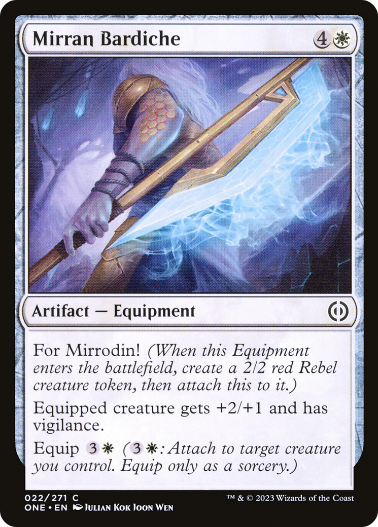 Mirran Bardiche [Phyrexia: All Will Be One] | Empire Gaming NC