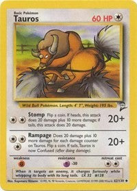 Tauros (62) [Base Set 2] | Empire Gaming NC