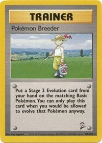 Pokemon Breeder (105) [Base Set 2] | Empire Gaming NC