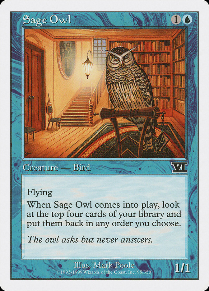 Sage Owl [Classic Sixth Edition] | Empire Gaming NC