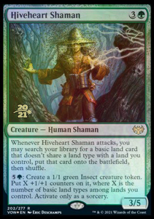 Hiveheart Shaman [Innistrad: Crimson Vow Prerelease Promos] | Empire Gaming NC