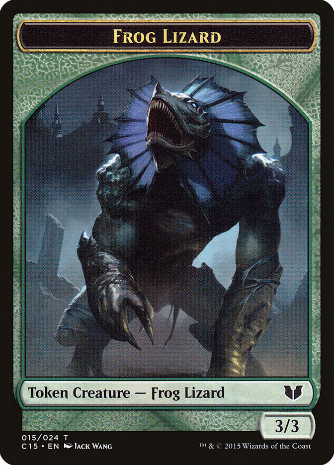 Frog Lizard Token [Commander 2015 Tokens] | Empire Gaming NC