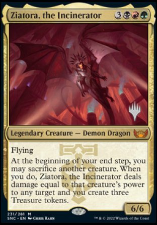 Ziatora, the Incinerator (Promo Pack) [Streets of New Capenna Promos] | Empire Gaming NC