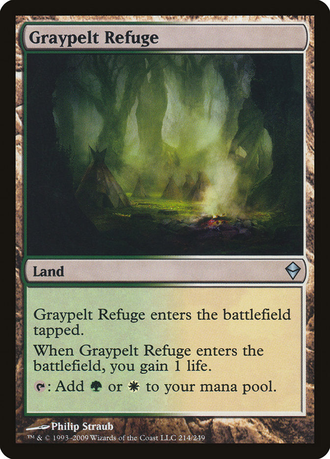 Graypelt Refuge [Zendikar] | Empire Gaming NC