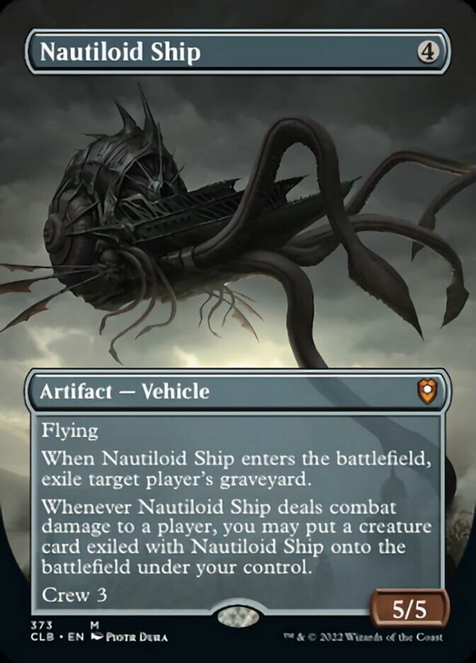 Nautiloid Ship (Borderless Alternate Art) [Commander Legends: Battle for Baldur's Gate] | Empire Gaming NC