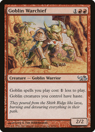Goblin Warchief [Duel Decks: Elves vs. Goblins] | Empire Gaming NC