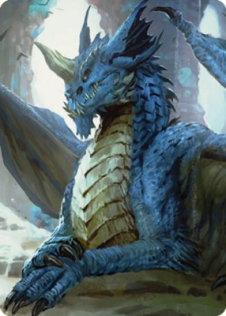 Young Blue Dragon Art Card [Commander Legends: Battle for Baldur's Gate Art Series] | Empire Gaming NC