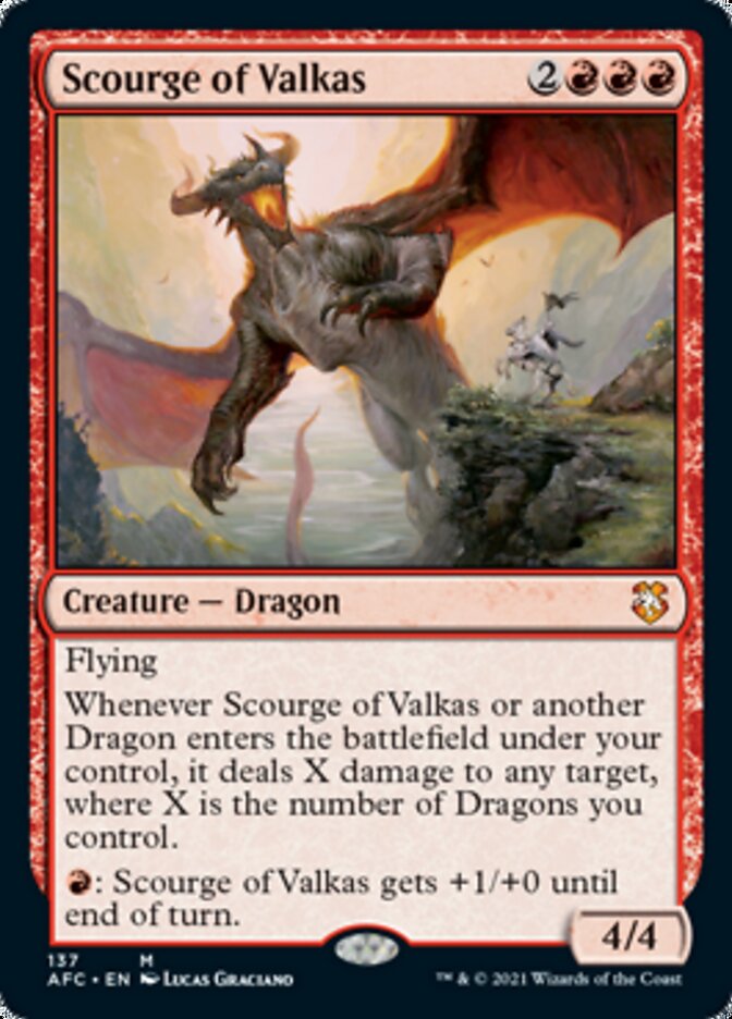 Scourge of Valkas [Dungeons & Dragons: Adventures in the Forgotten Realms Commander] | Empire Gaming NC