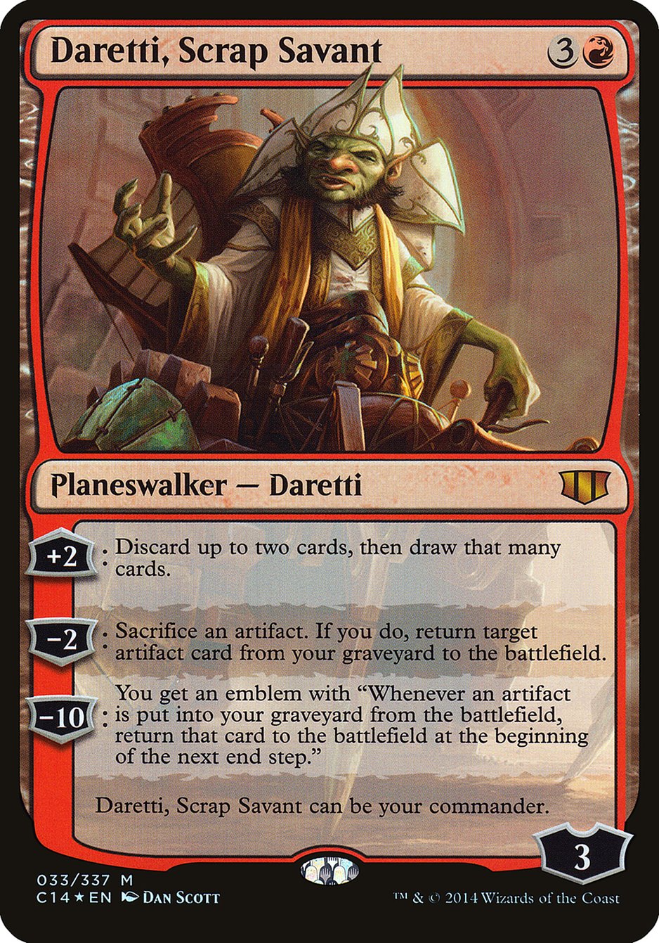 Daretti, Scrap Savant (Commander 2014) [Commander 2014 Oversized] | Empire Gaming NC