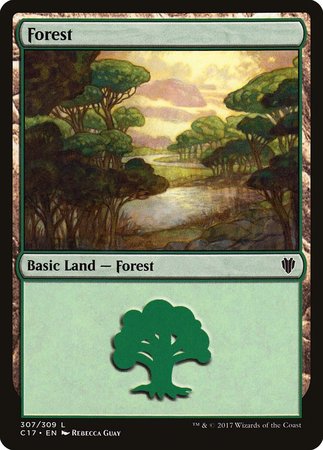 Forest (307) [Commander 2017] | Empire Gaming NC