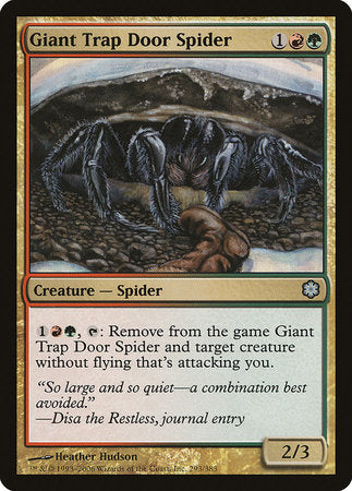 Giant Trap Door Spider [Coldsnap Theme Decks] | Empire Gaming NC