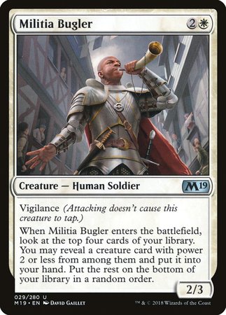 Militia Bugler [Core Set 2019] | Empire Gaming NC