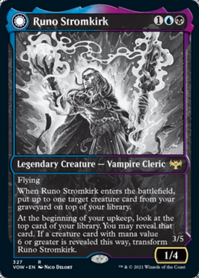 Runo Stromkirk // Krothuss, Lord of the Deep (Showcase Eternal Night) [Innistrad: Crimson Vow] | Empire Gaming NC