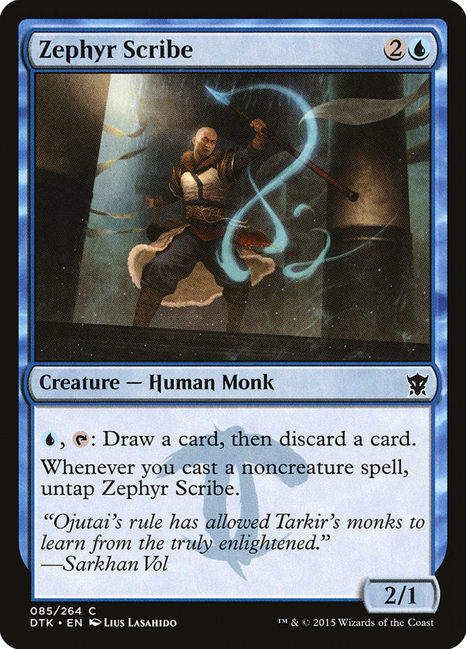 Zephyr Scribe [Dragons of Tarkir] | Empire Gaming NC