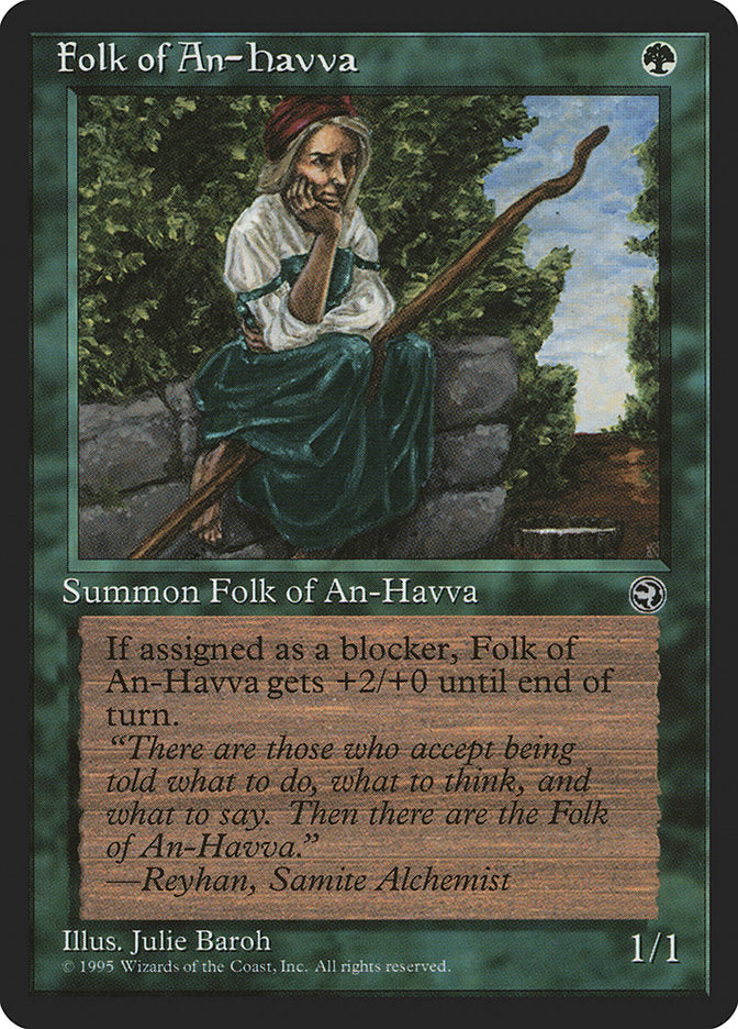 Folk of An-Havva (Reyhan Flavor Text) [Homelands] | Empire Gaming NC