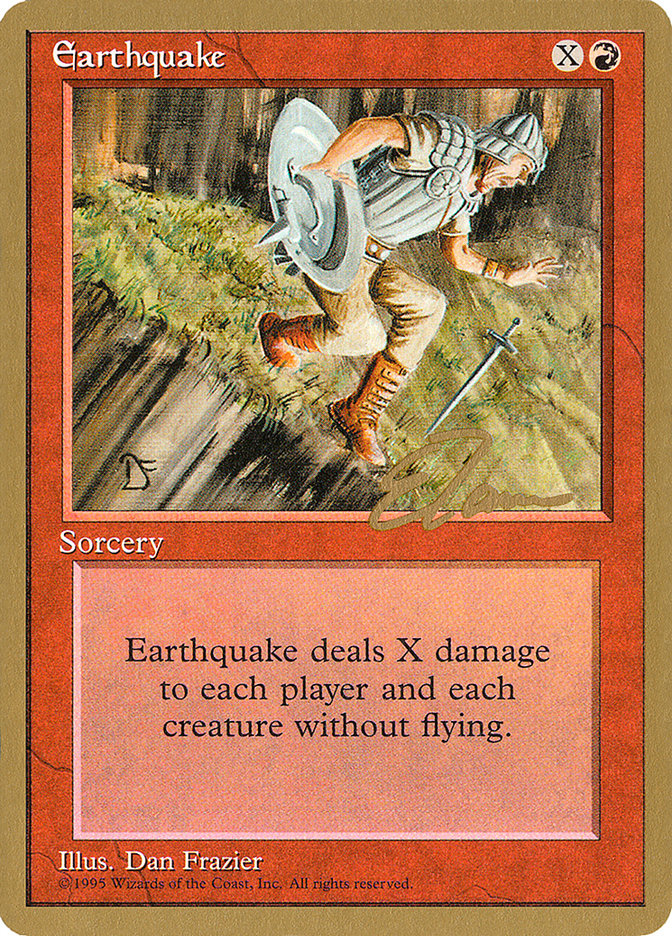 Earthquake (Eric Tam) [Pro Tour Collector Set] | Empire Gaming NC