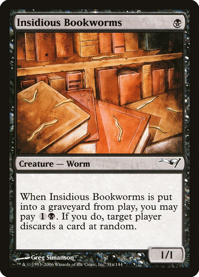 Insidious Bookworms [Coldsnap Theme Decks] | Empire Gaming NC