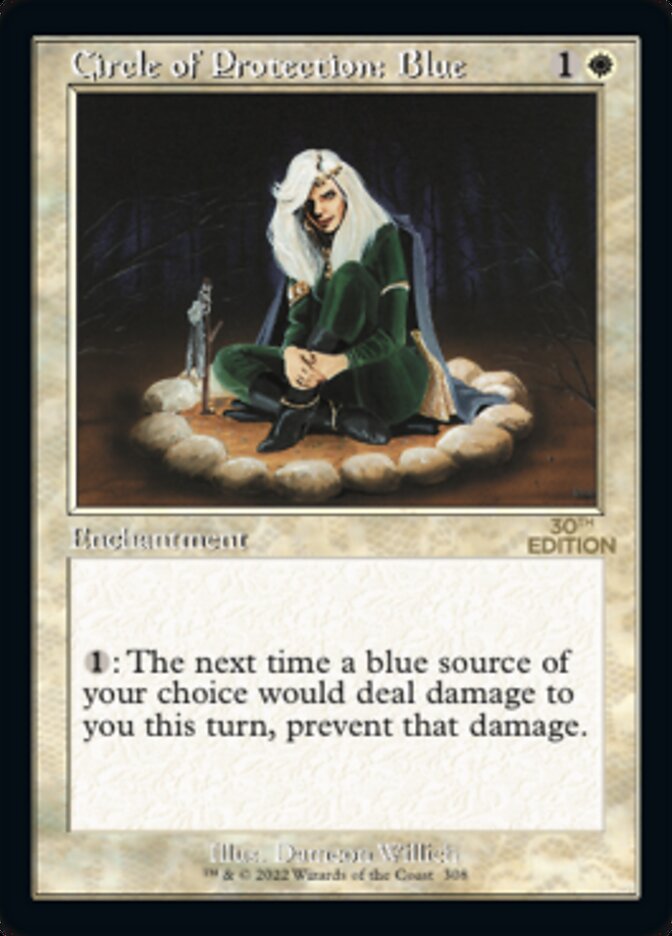 Circle of Protection: Blue (Retro) [30th Anniversary Edition] | Empire Gaming NC