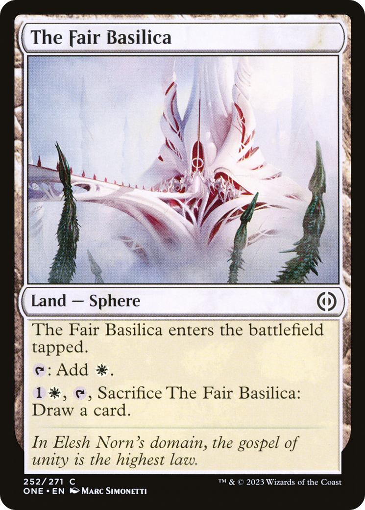 The Fair Basilica [Phyrexia: All Will Be One] | Empire Gaming NC