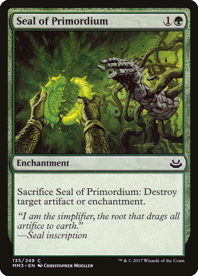 Seal of Primordium [Modern Masters 2017] | Empire Gaming NC